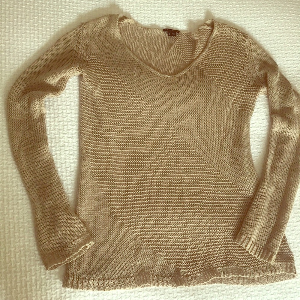 Theory linen tunic sweater